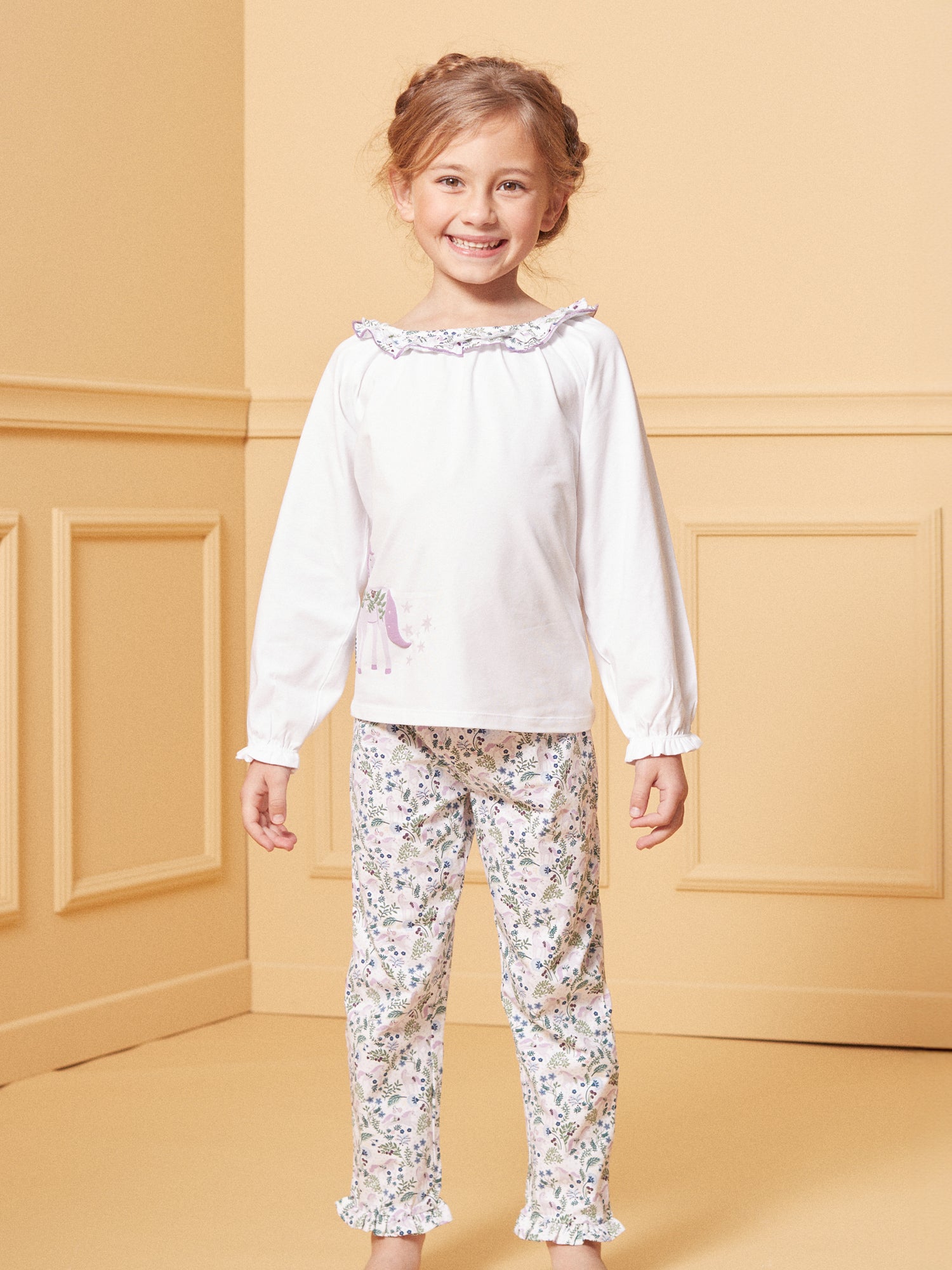 Pyjama Licorne en jersey - Main Image