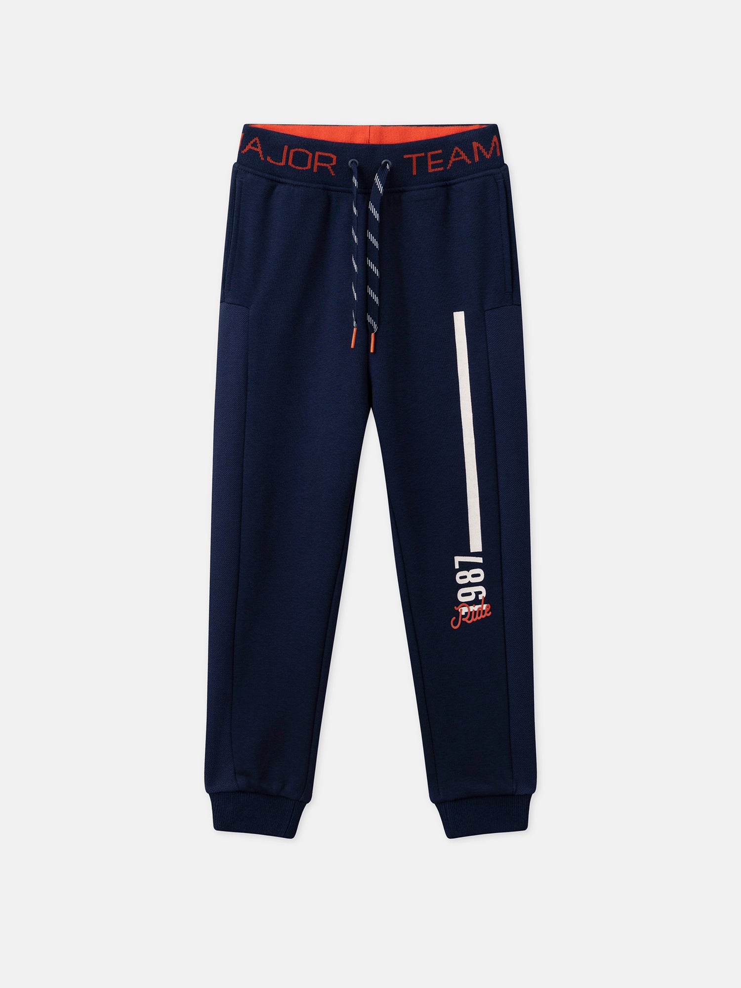 Jogging Bleu Marine Bi-matière