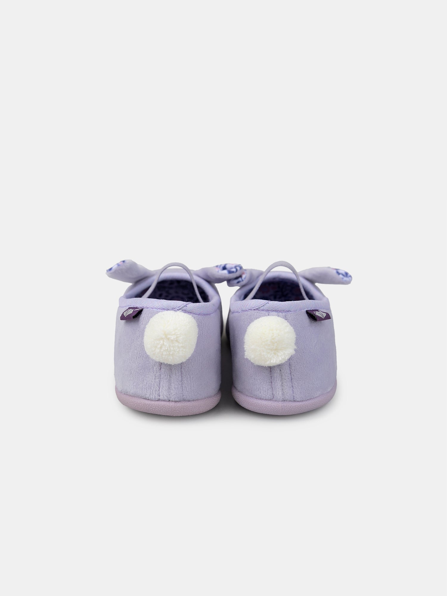 Chaussons violets lapin Fille
