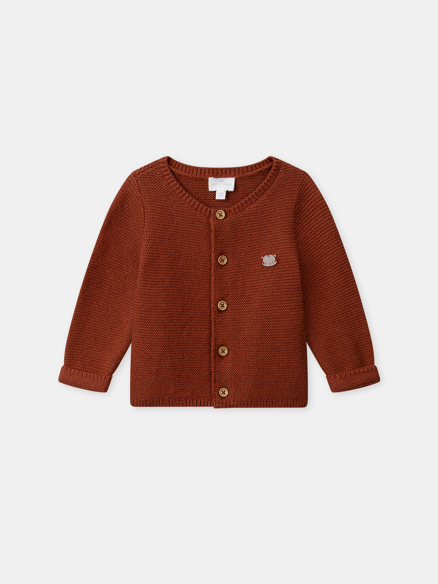 Gilet Dolce & Rosa Taille Unique – Marron, Laine Mélangée – Neuf Avec étiquettes