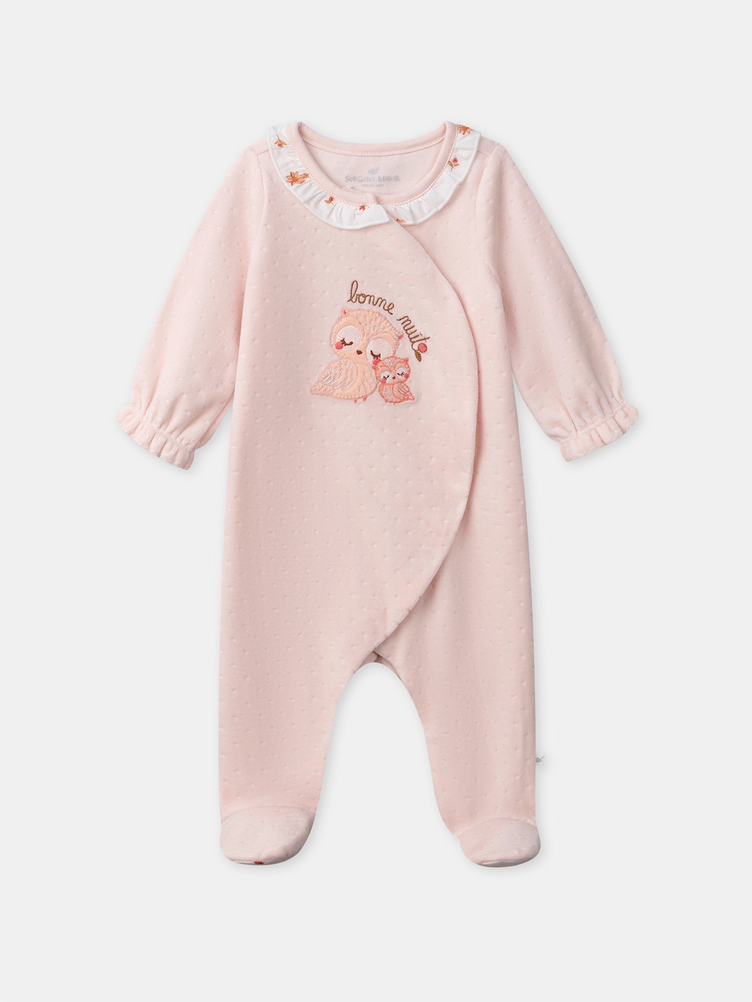 Dors-bien en velours dévoré