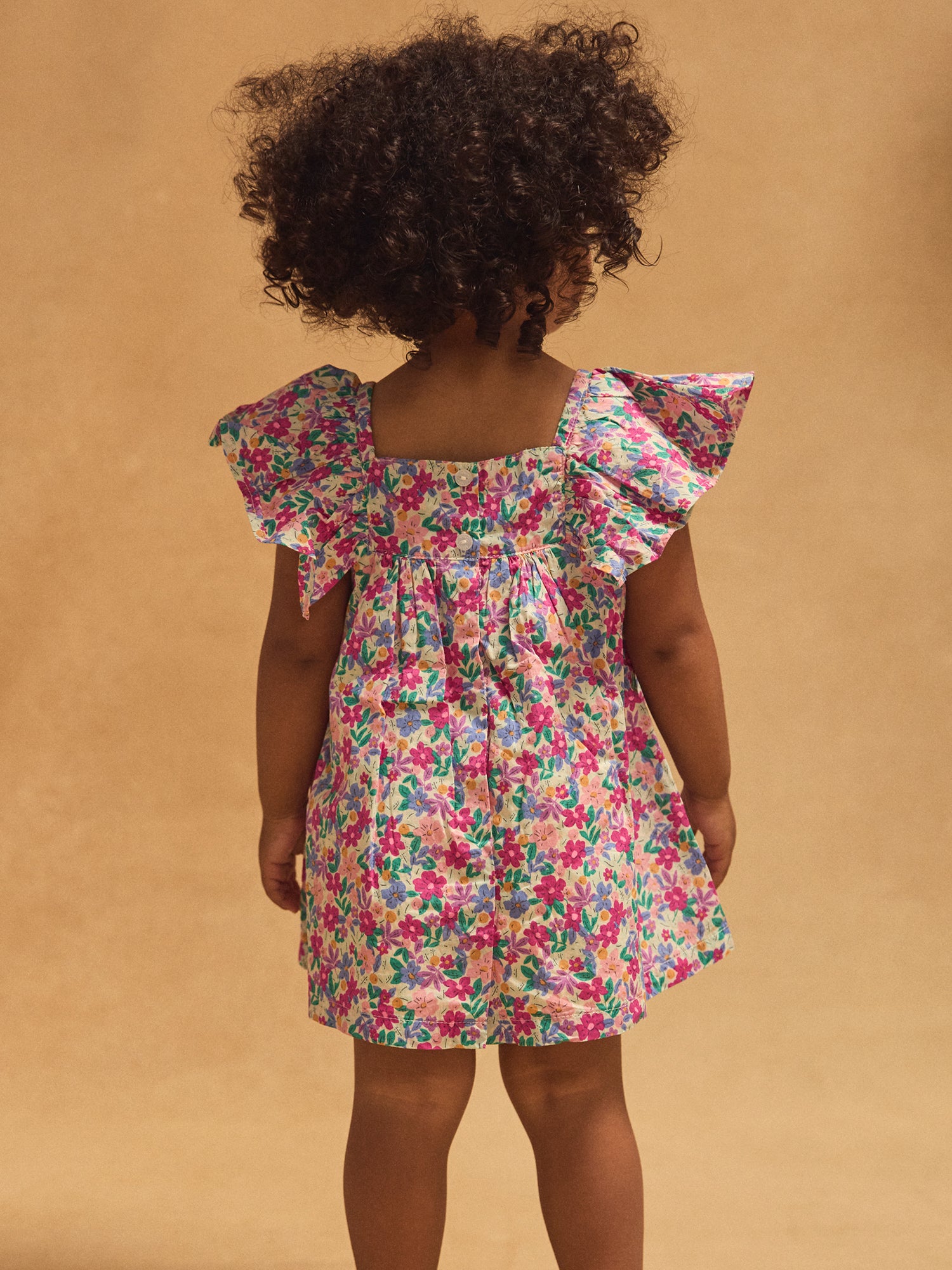 Robe et bloomer imprimé fleuri Bébé Fille