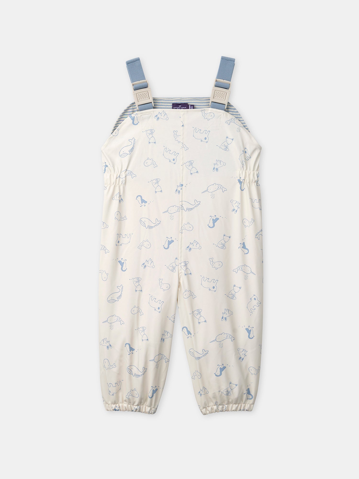 Salopette de pluie écru imprimé animaux Bébé Garçon