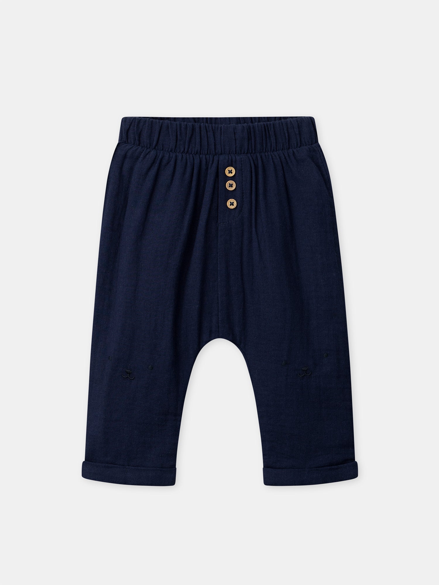 Pantalon Bleu Marine Garçon Next - Taille 12-18 Mois, Occasion En Très Bon état