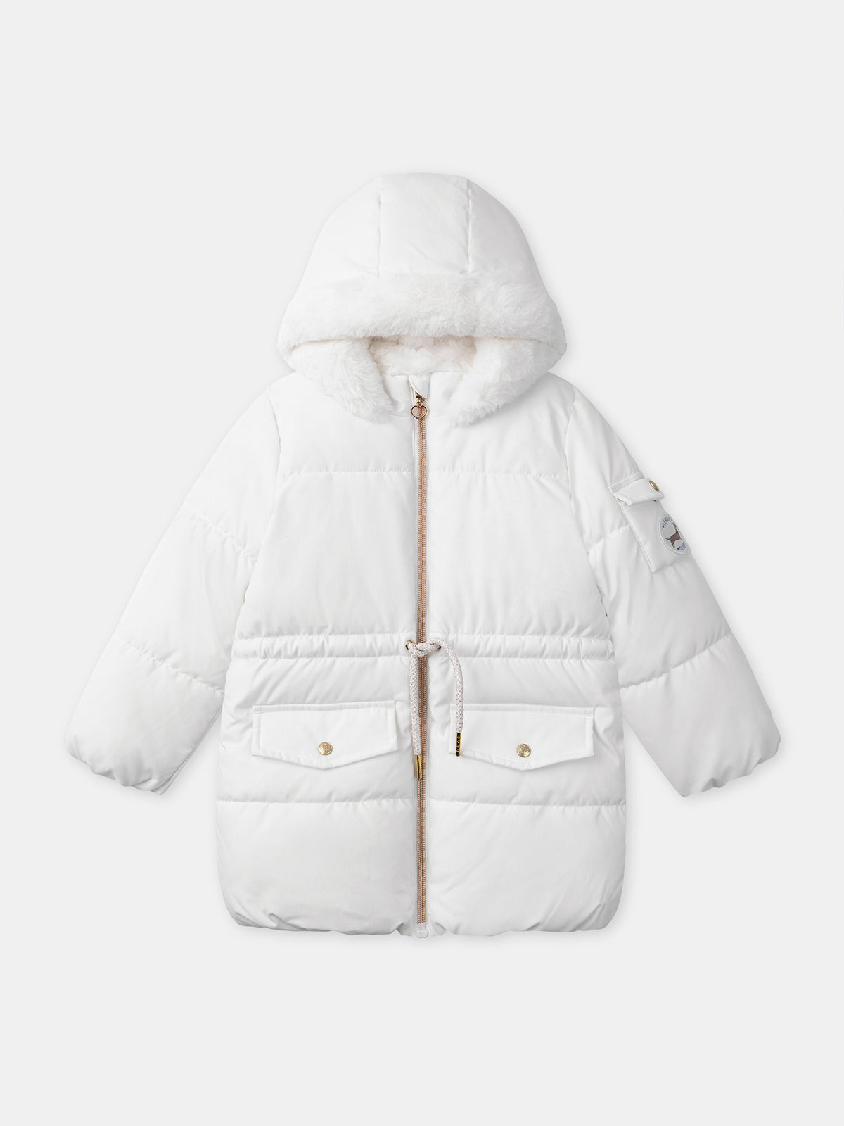 Doudoune Fille Orchestra Couleur Saumon - Taille 2 Ans - Doublure Polaire - Comme Neuf