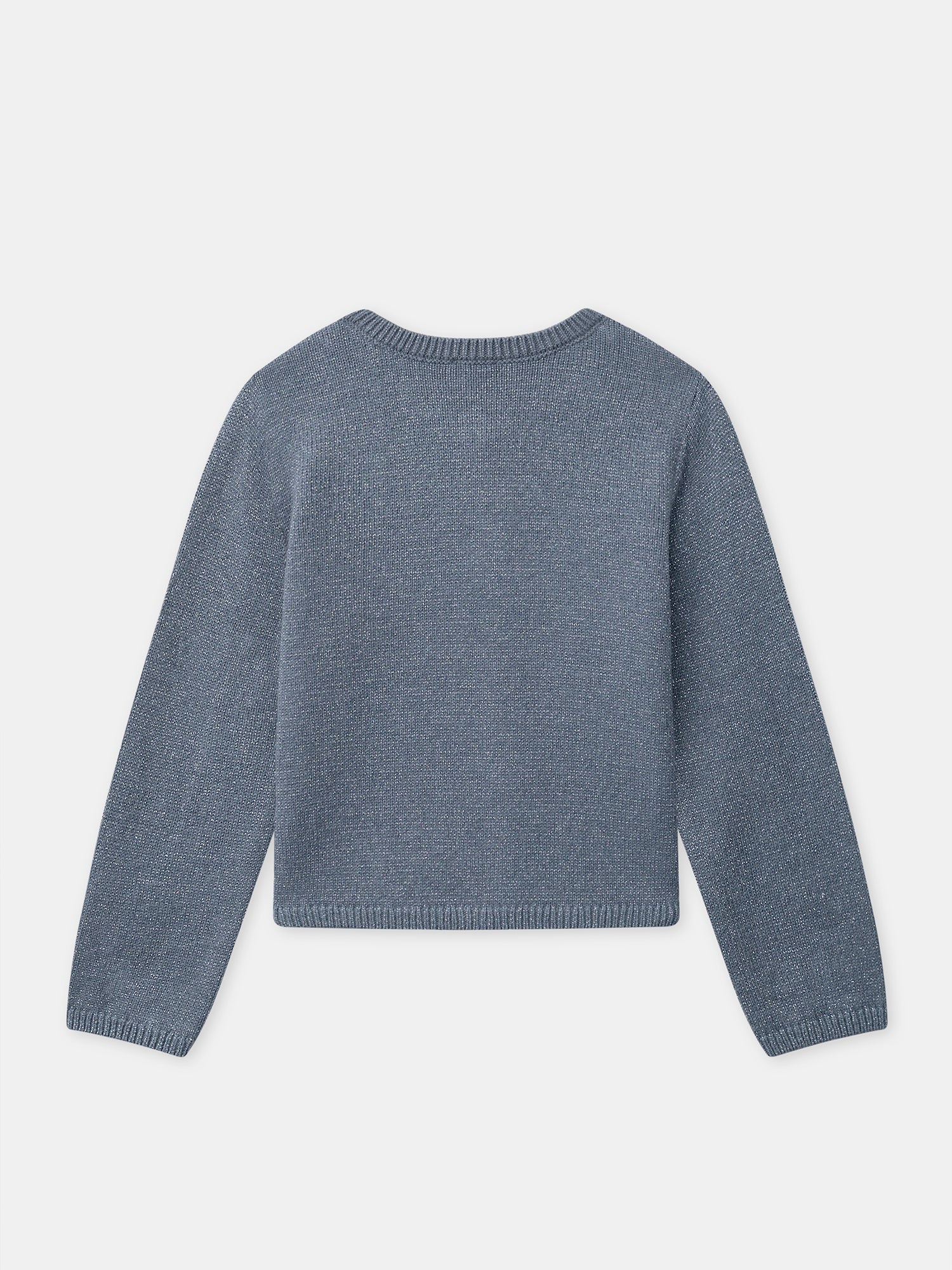 Cardigan bleu grisé Fille