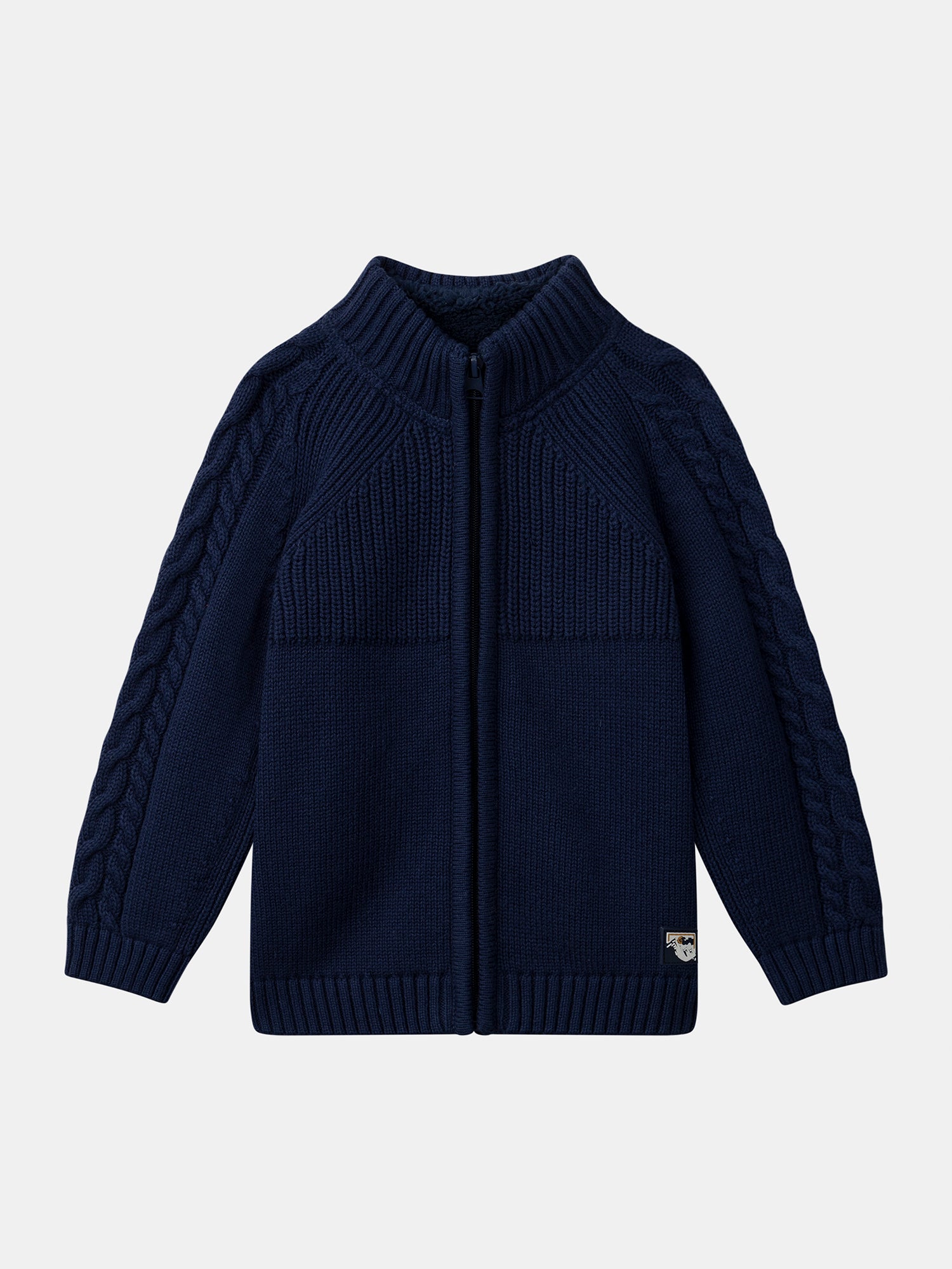 Gilet zippé col montant WARNER - Kaki - - nu