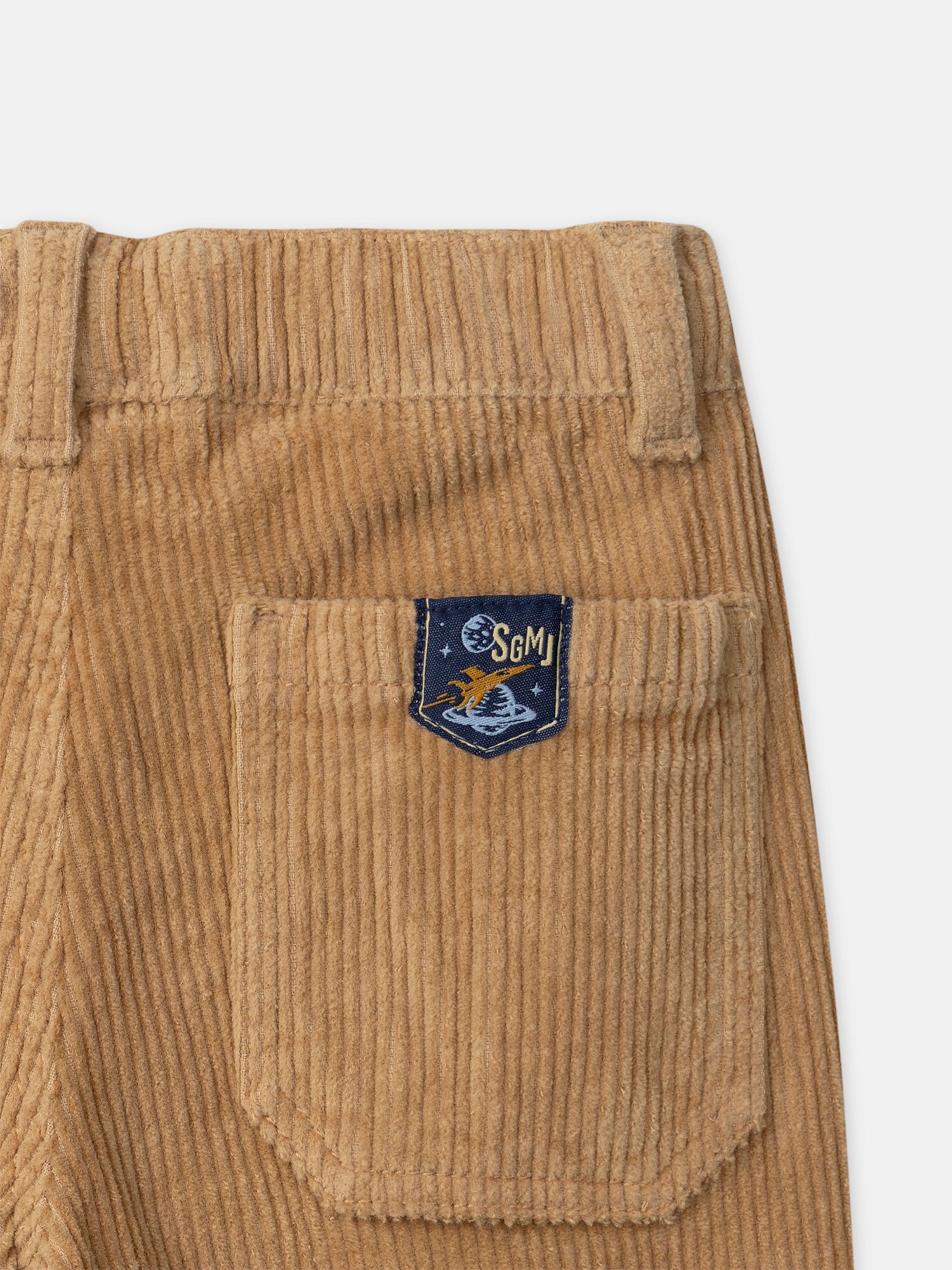 Pantalon marron en velours Garçon