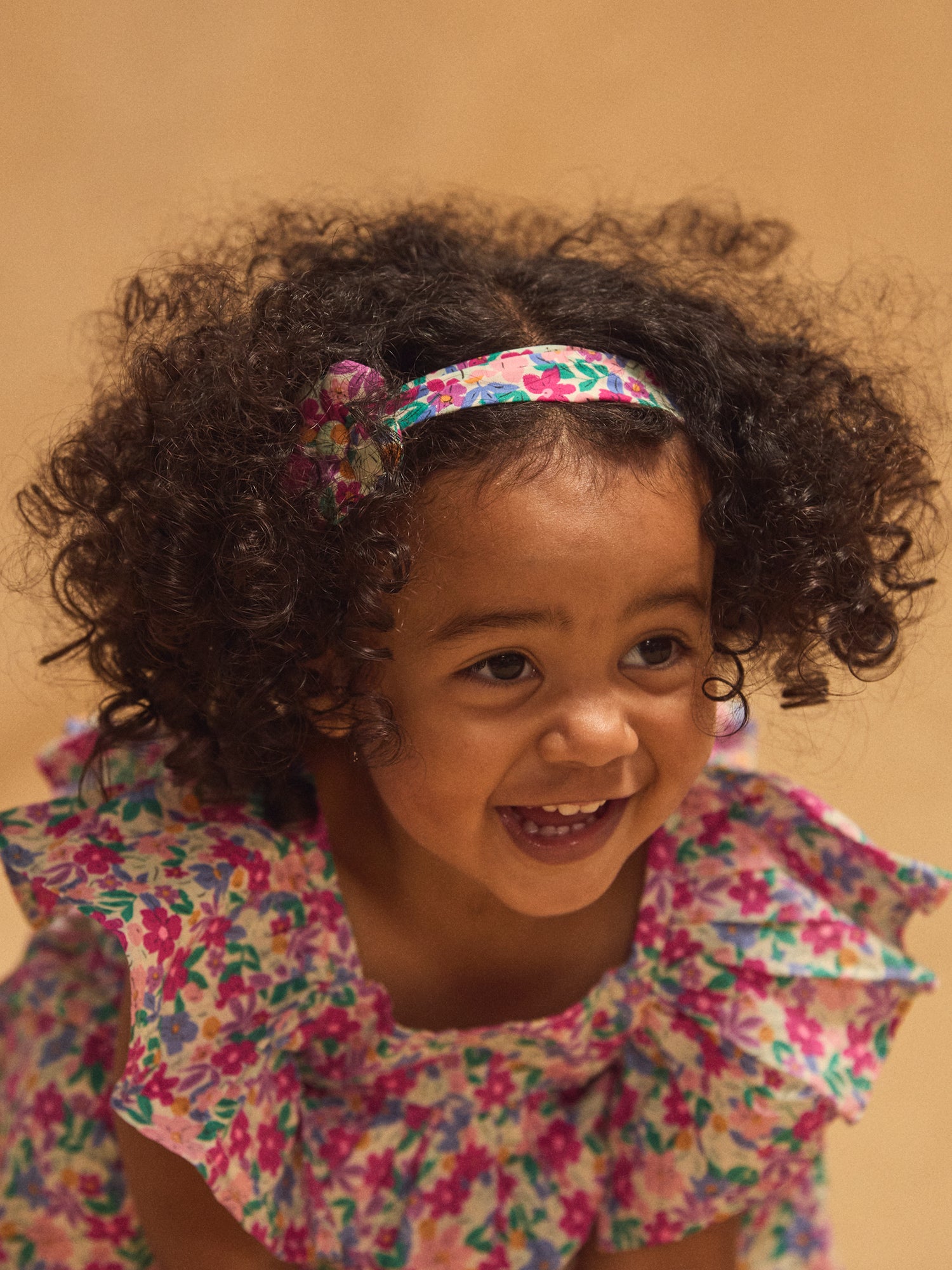 Bandeau cheveux imprimé fleuri Bébé Fille