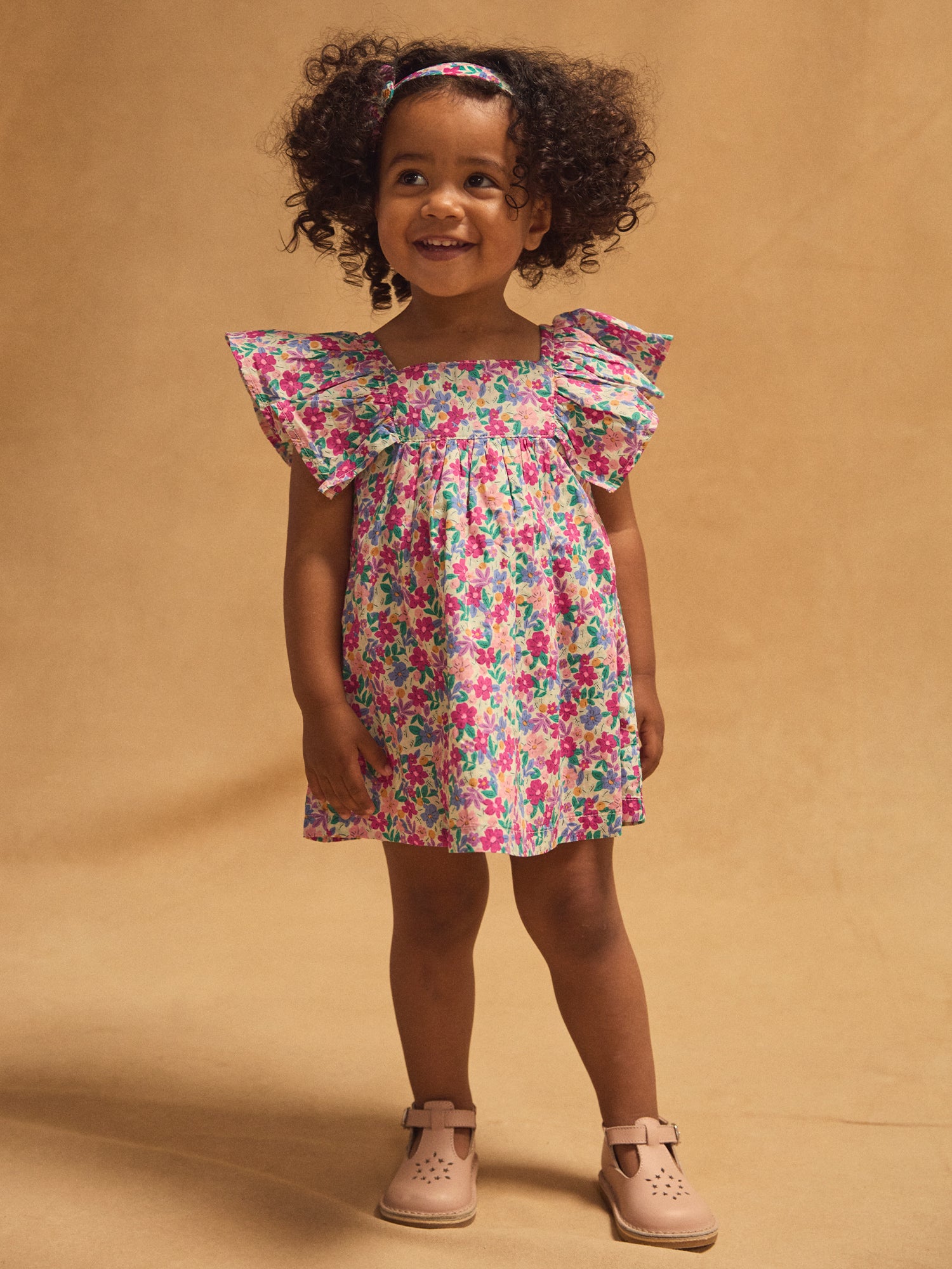 Bandeau cheveux imprimé fleuri Bébé Fille