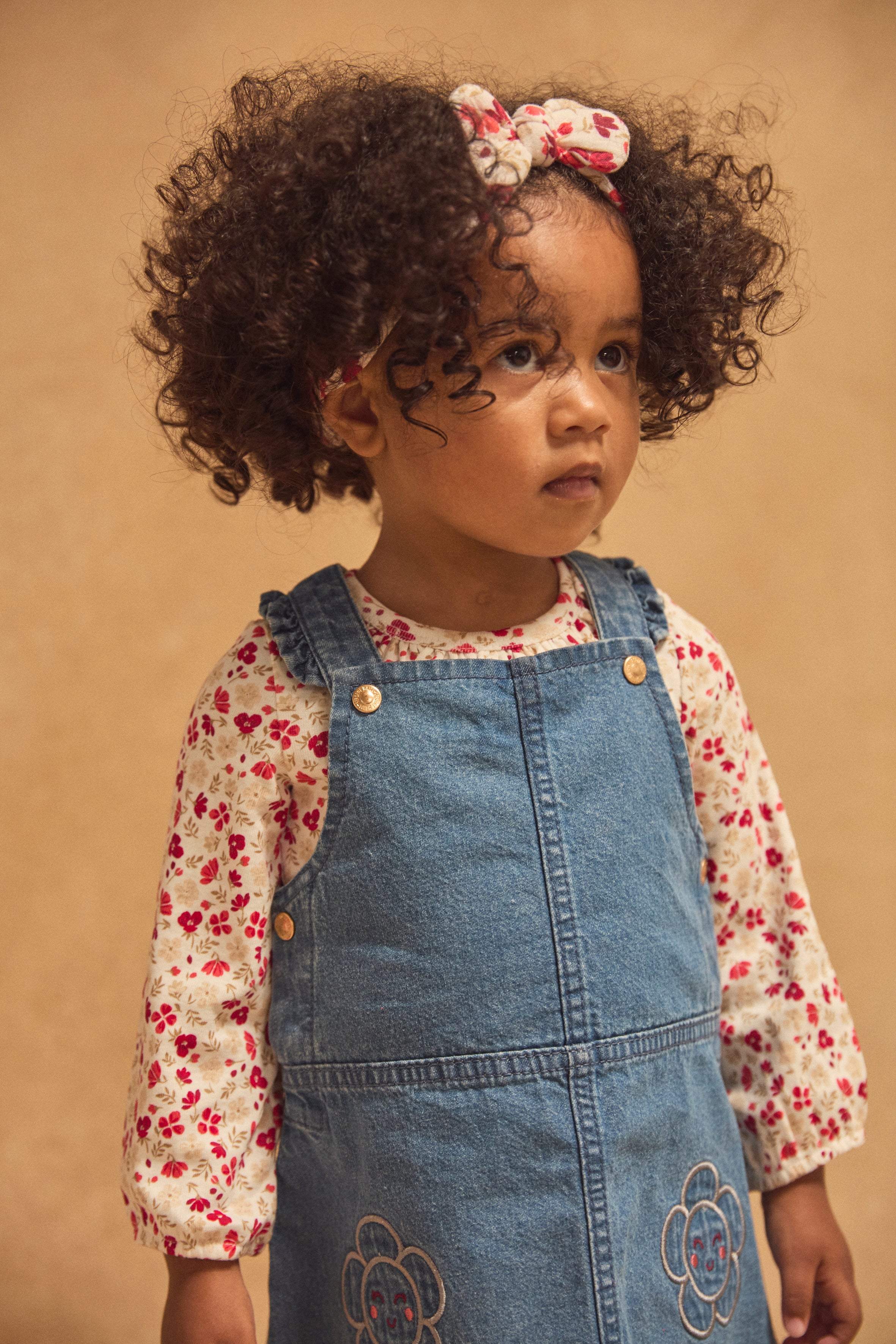 Bandeau cheveux imprimé fleuri Bébé Fille