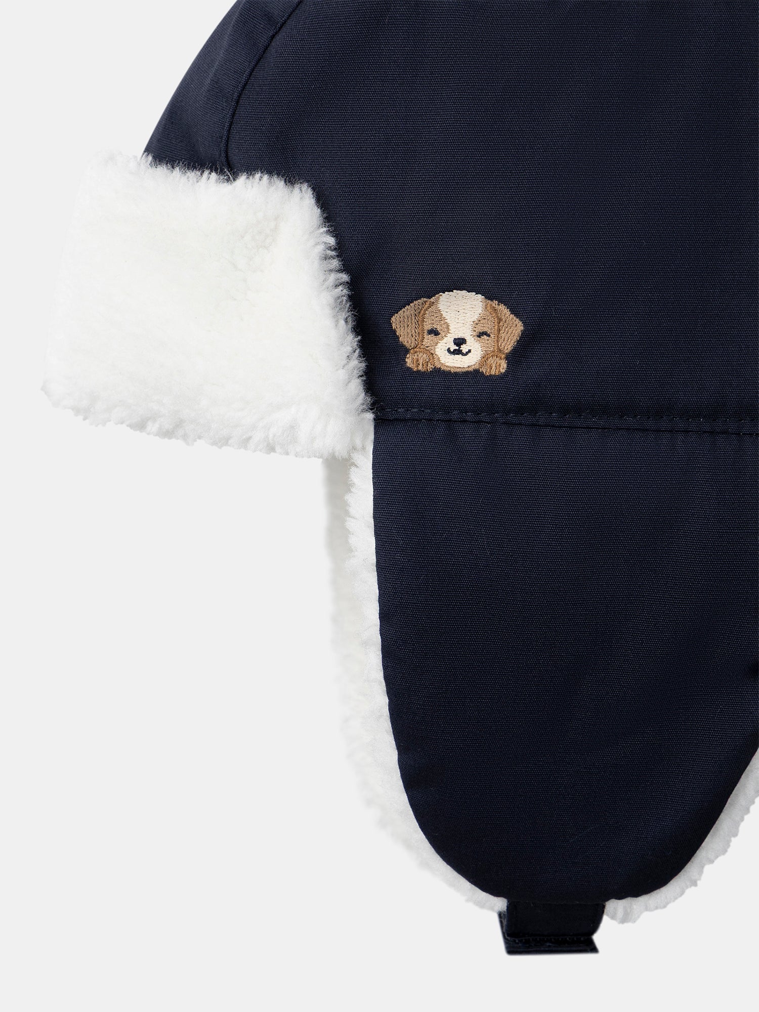 Bonnet cache oreilles bleu foncé Bébé Garçon