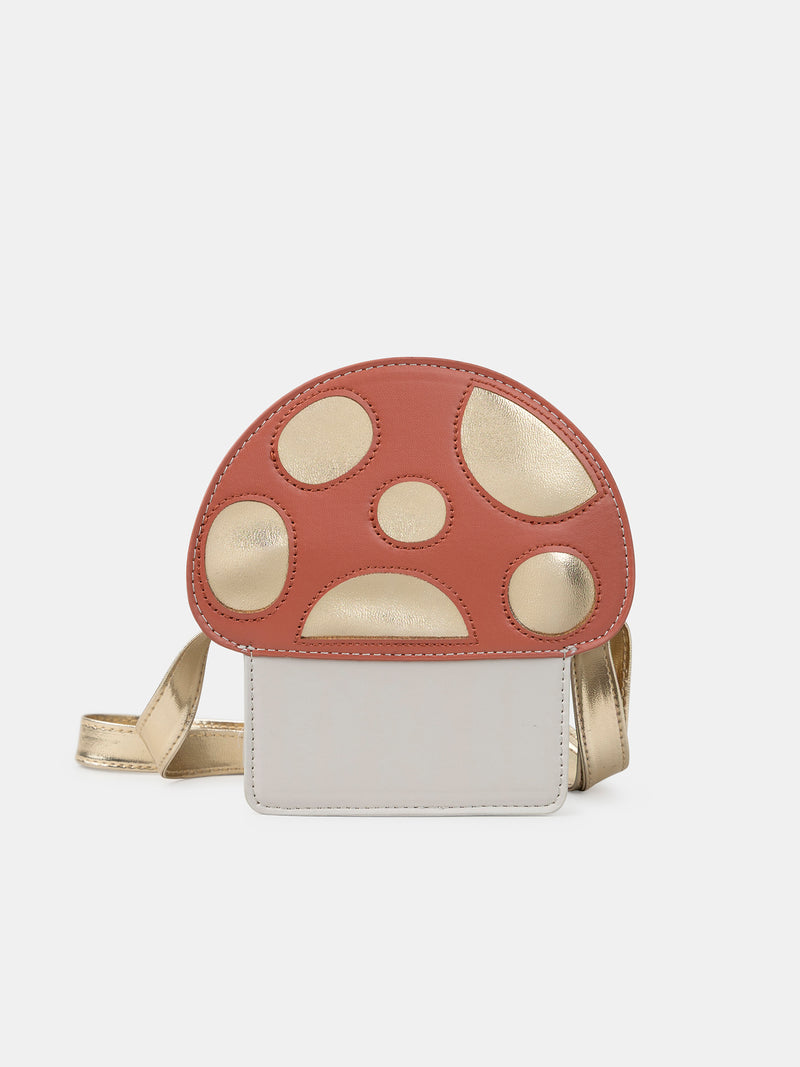 Sac champignon tricolore à bandoulière Fille