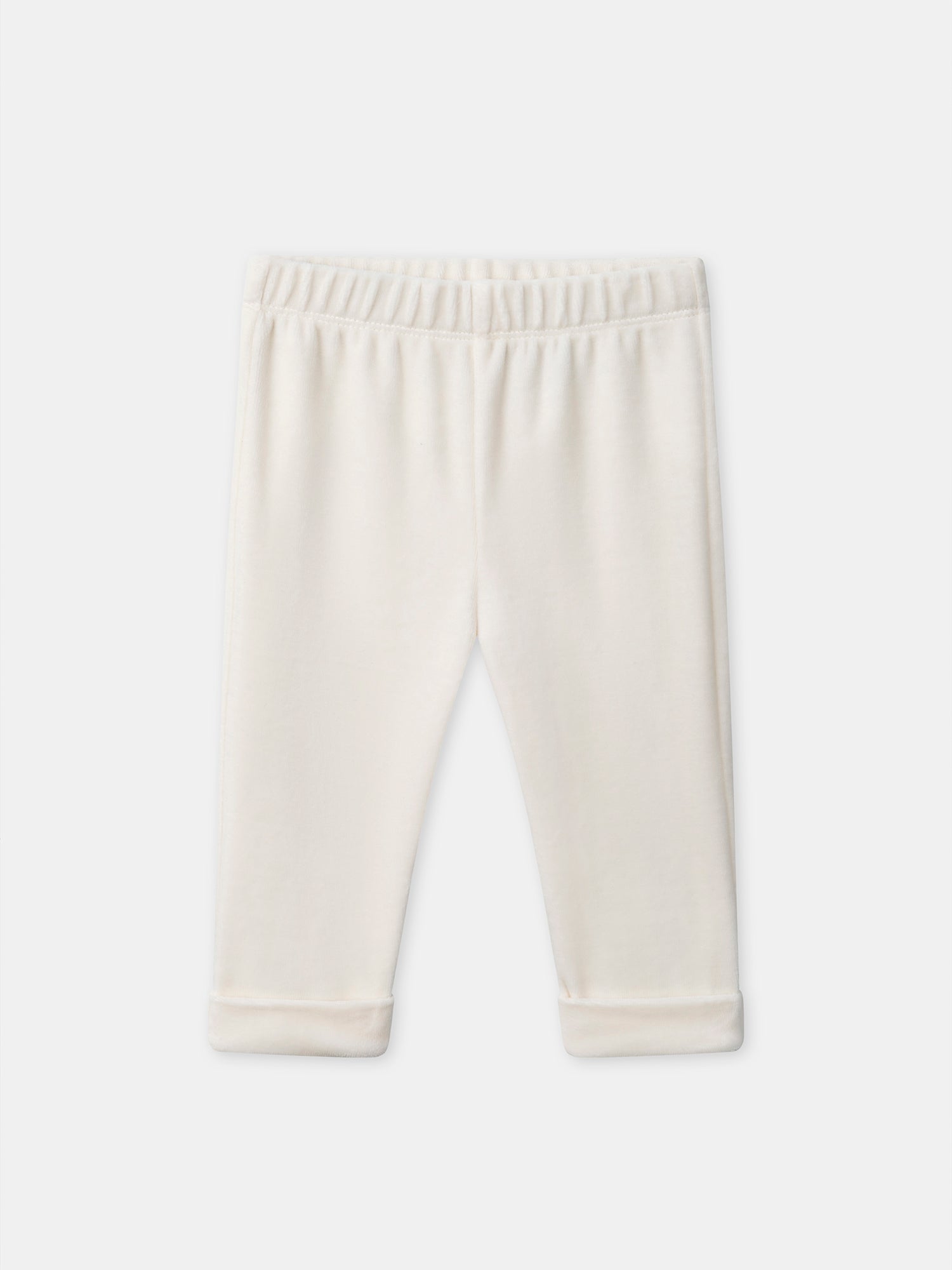 Pyjama écru à rayures et lapin Bébé Garçon