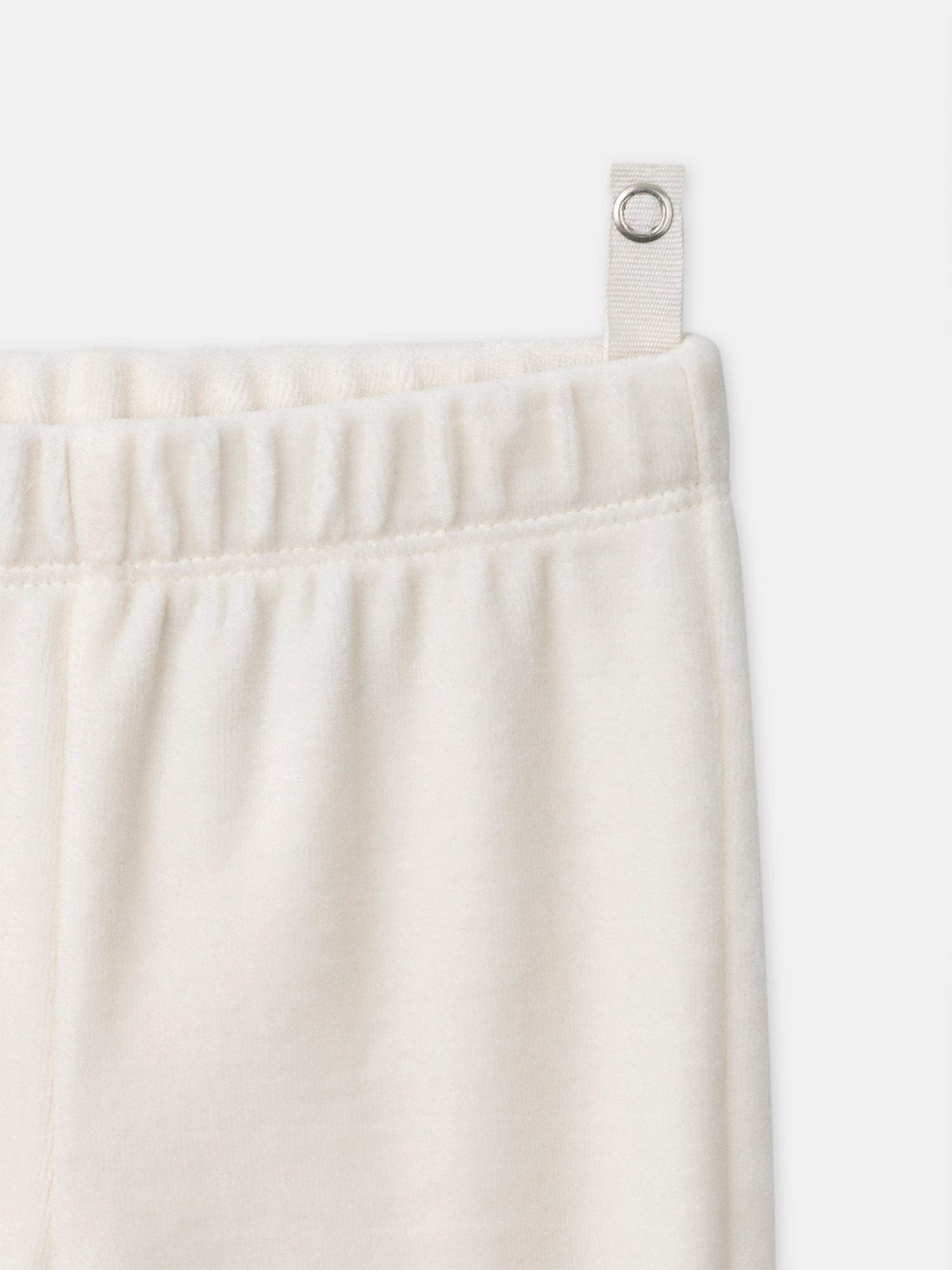 Pyjama écru à rayures et lapin Bébé Garçon