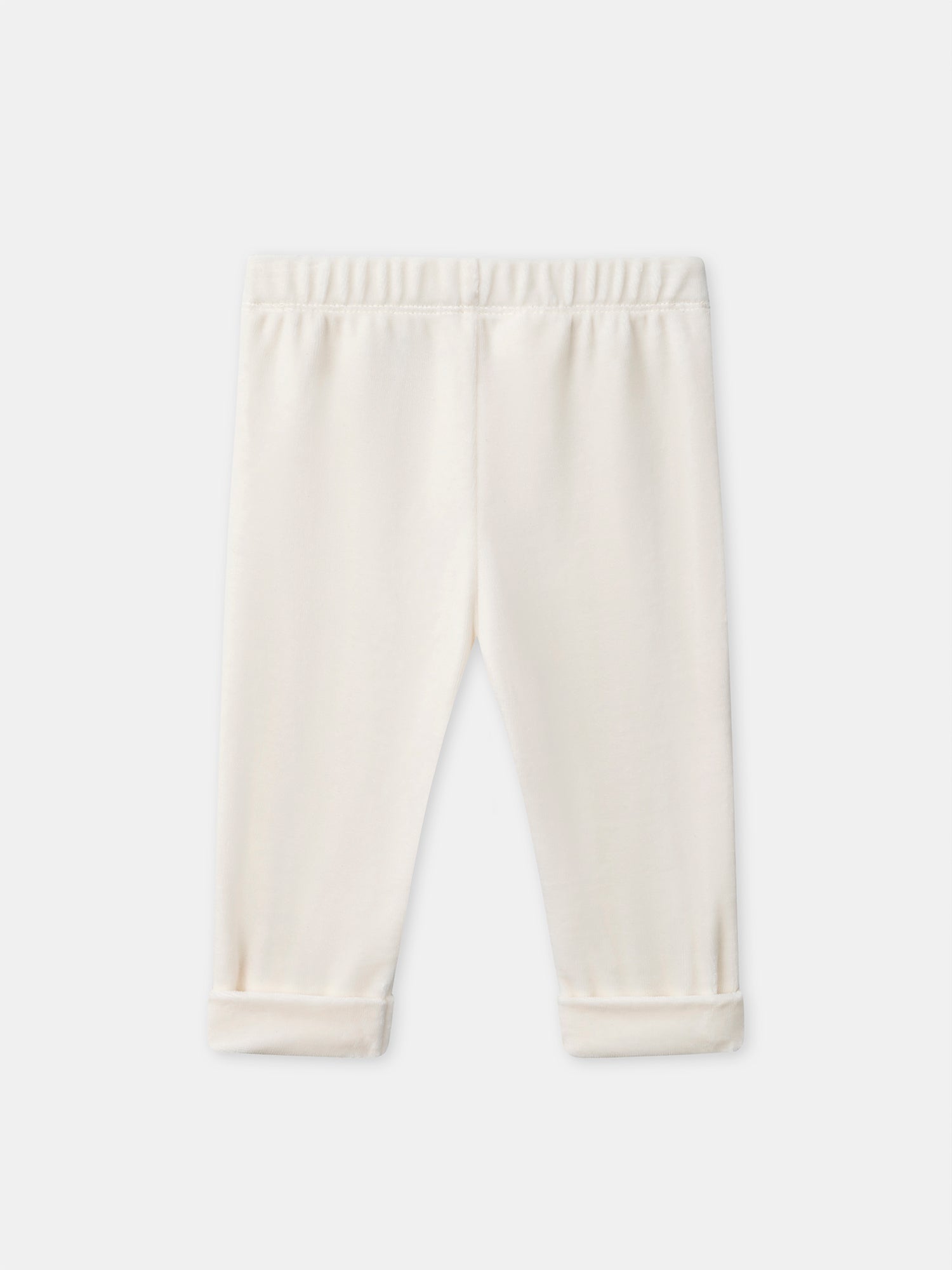 Pyjama écru à rayures et lapin Bébé Garçon