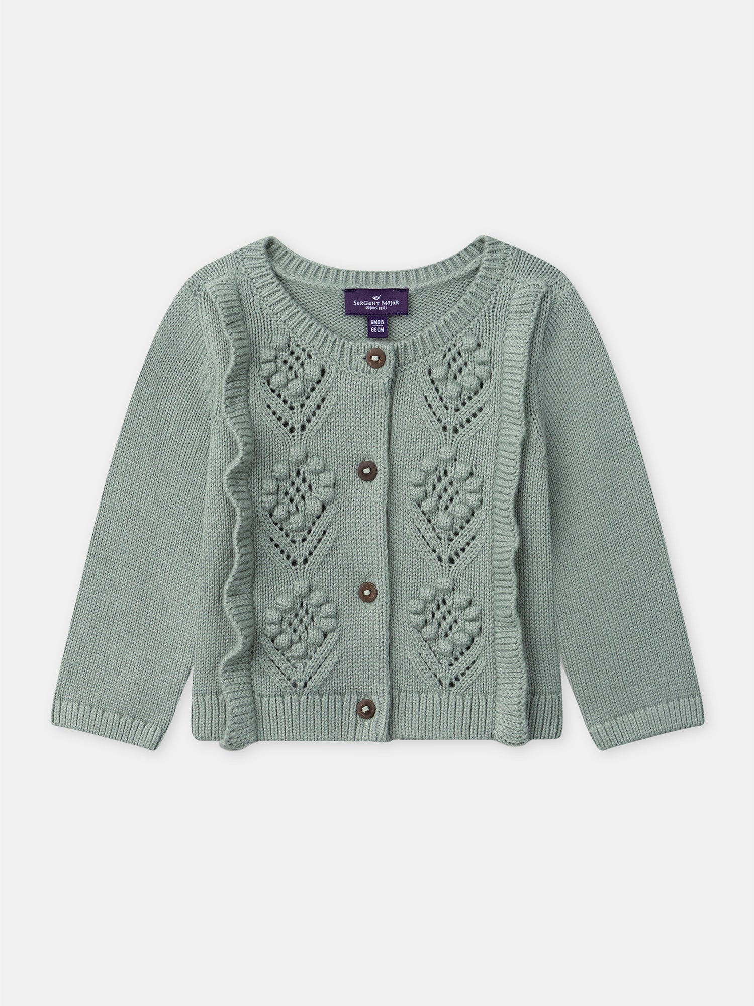 Pull Cardigan Matalan Garçon 6-7 Ans - Gris Et Vert - Très Bon État