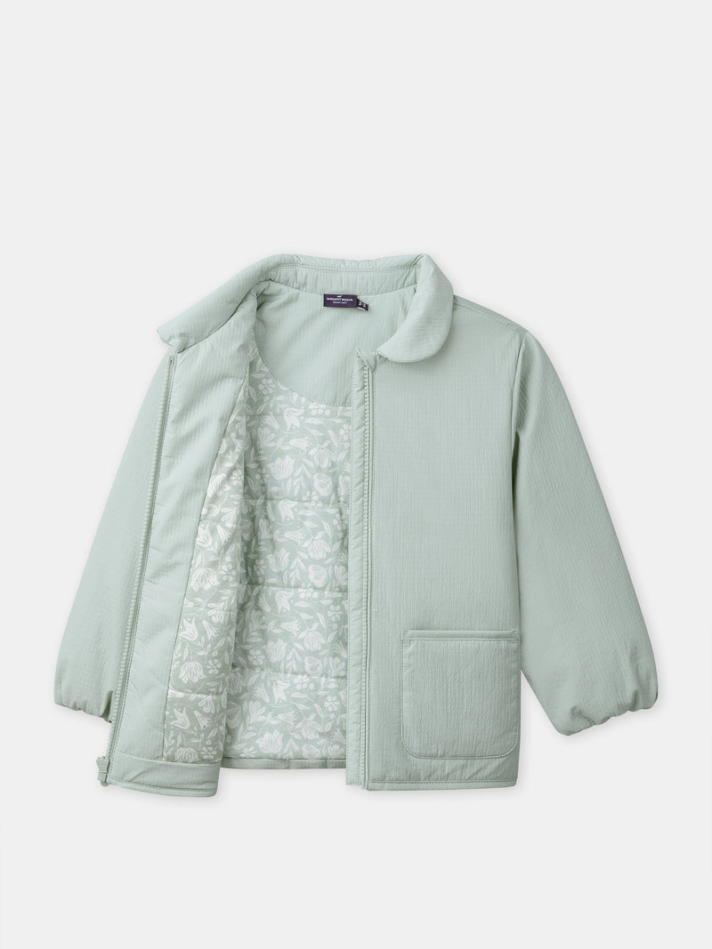 Blouson vert Fille