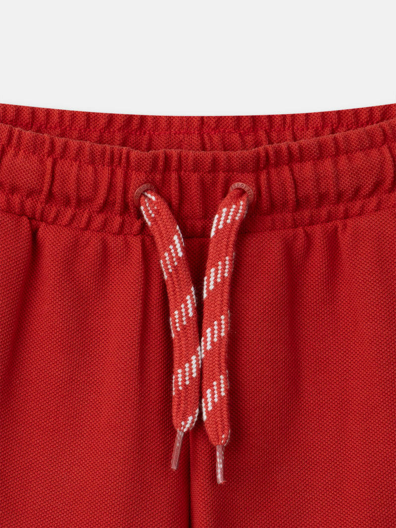 Bermuda rouge Garçon