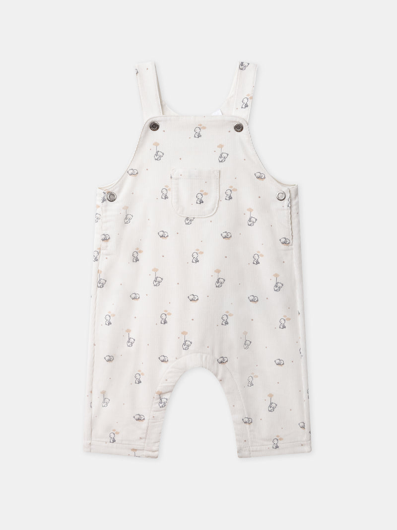Ensemble salopette + body + chaussettes Naissance Garçon