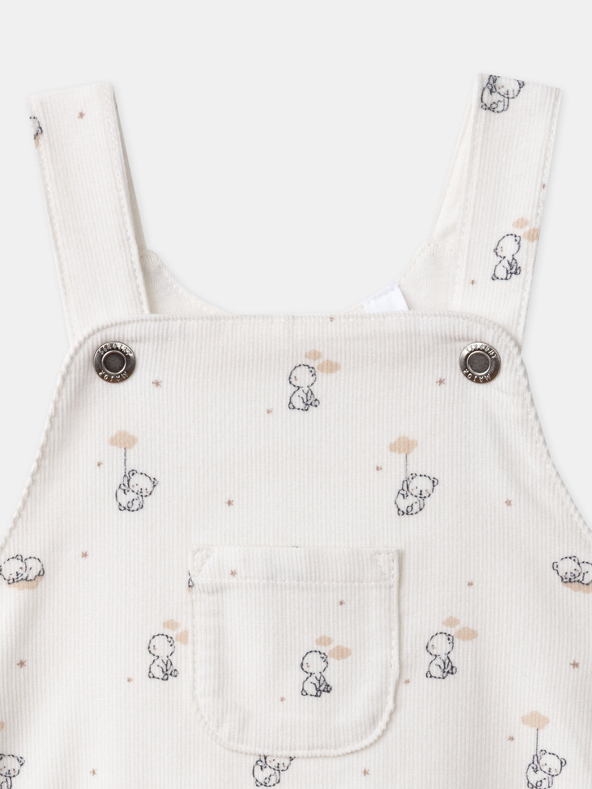 Ensemble salopette + body + chaussettes Naissance Garçon