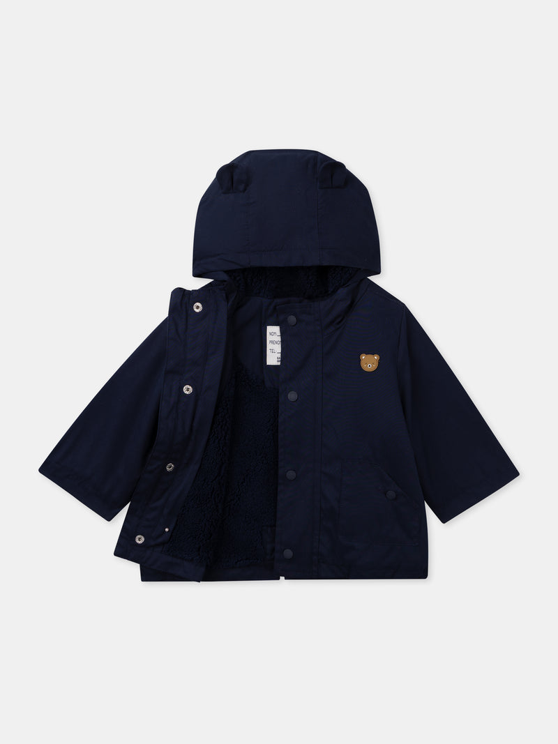 Parka 3 en 1 bleu marine Bébé Garçon