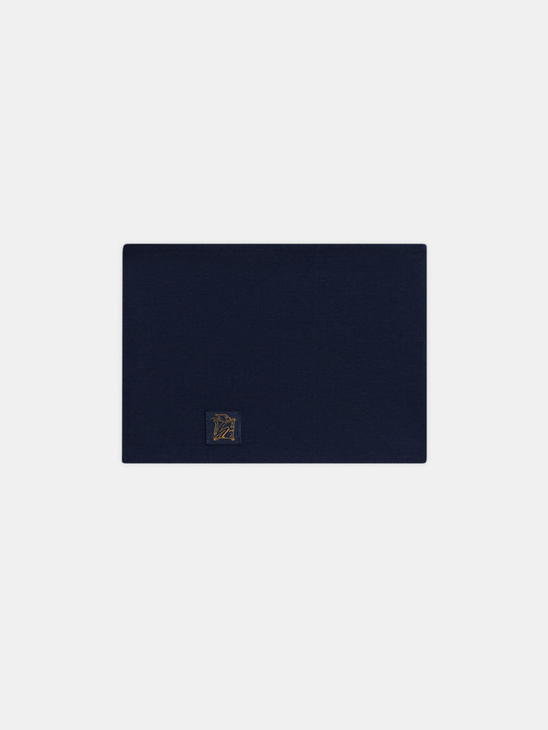 Snood réversible bleu marine ou à rayures marrons Garçon