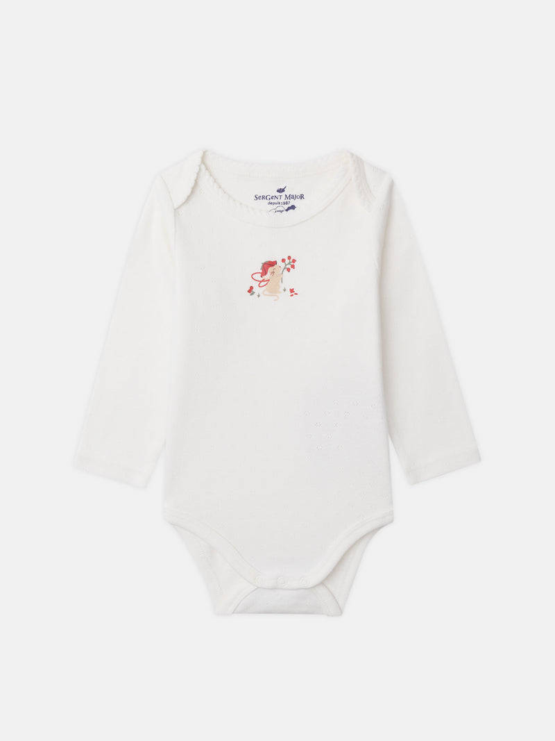 Lot de 3 bodies à manches longues Bébé Fille