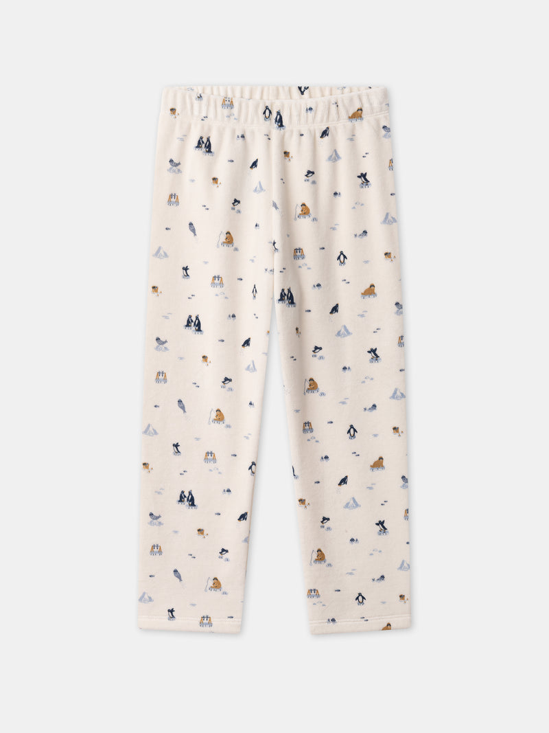 Pyjama écru motif banquise Garçon