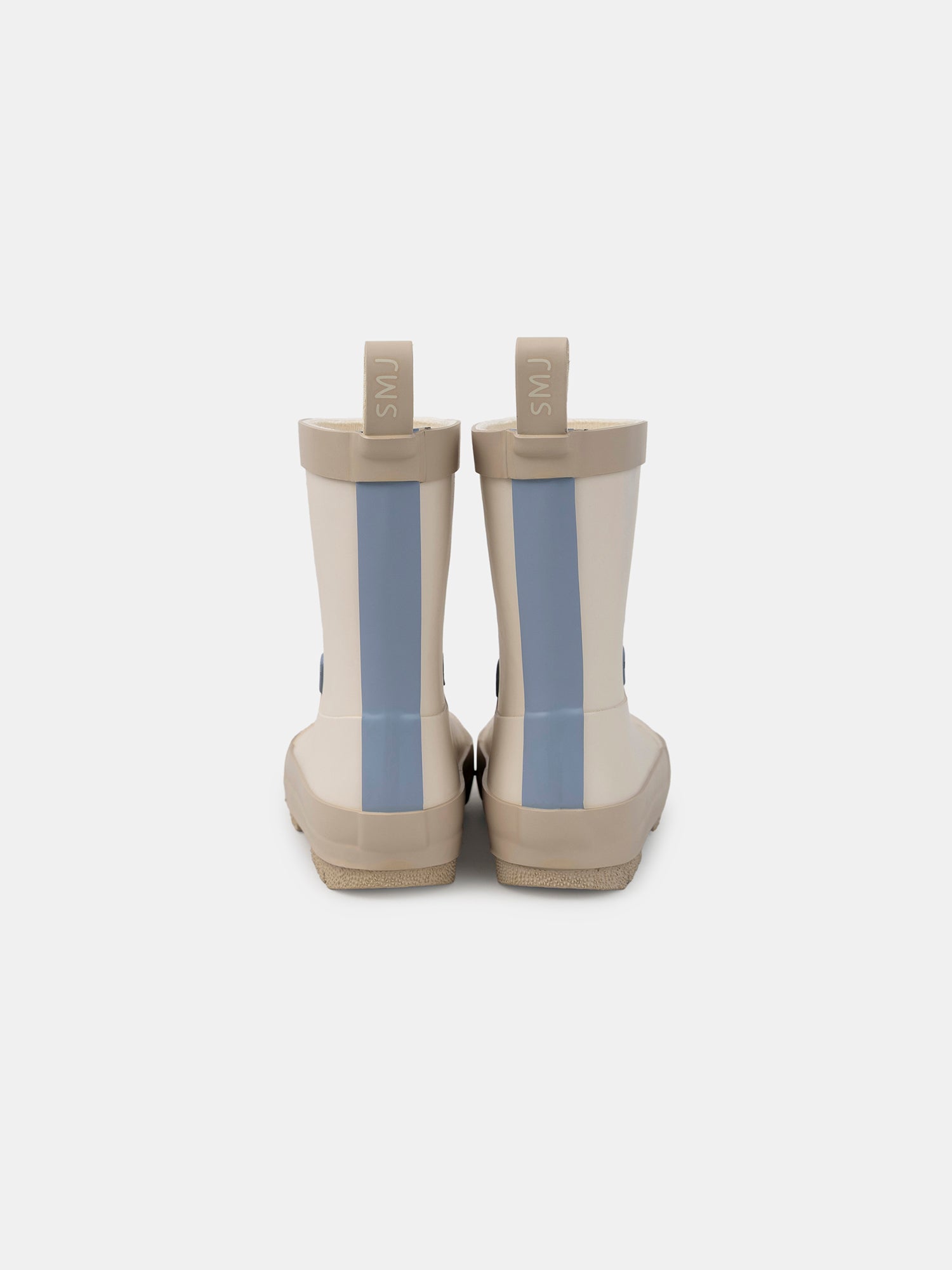 Botte de pluie beige imprimé tête d'ours Bébé Garçon