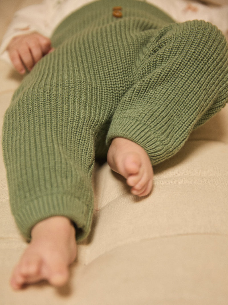Ensemble t-shirt imprimé cerf + gilet + pantalon Naissance Garçon