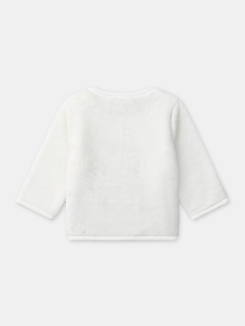 Ensemble Ensemble sweat blanc + pantalon + chaussettes Naissance Mixte