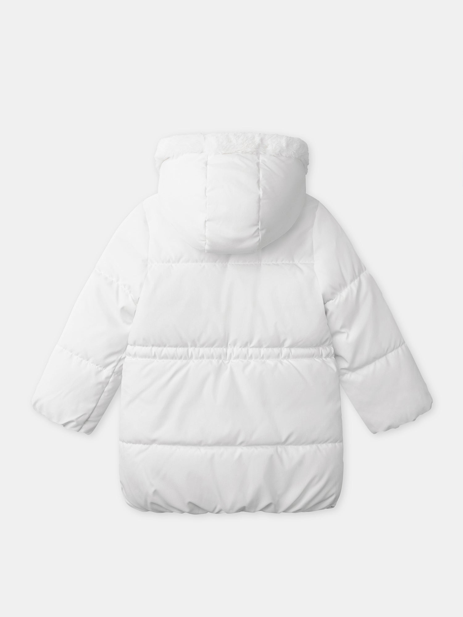 Doudoune blanche matelassé Fille
