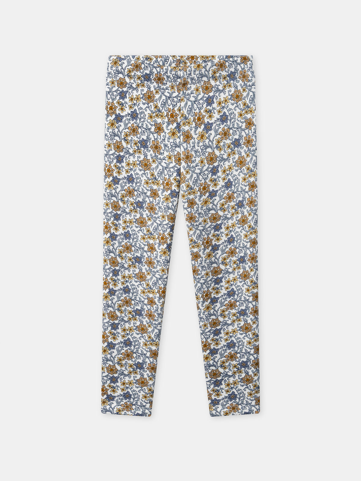 Legging fourré imprimé fleuri Fille