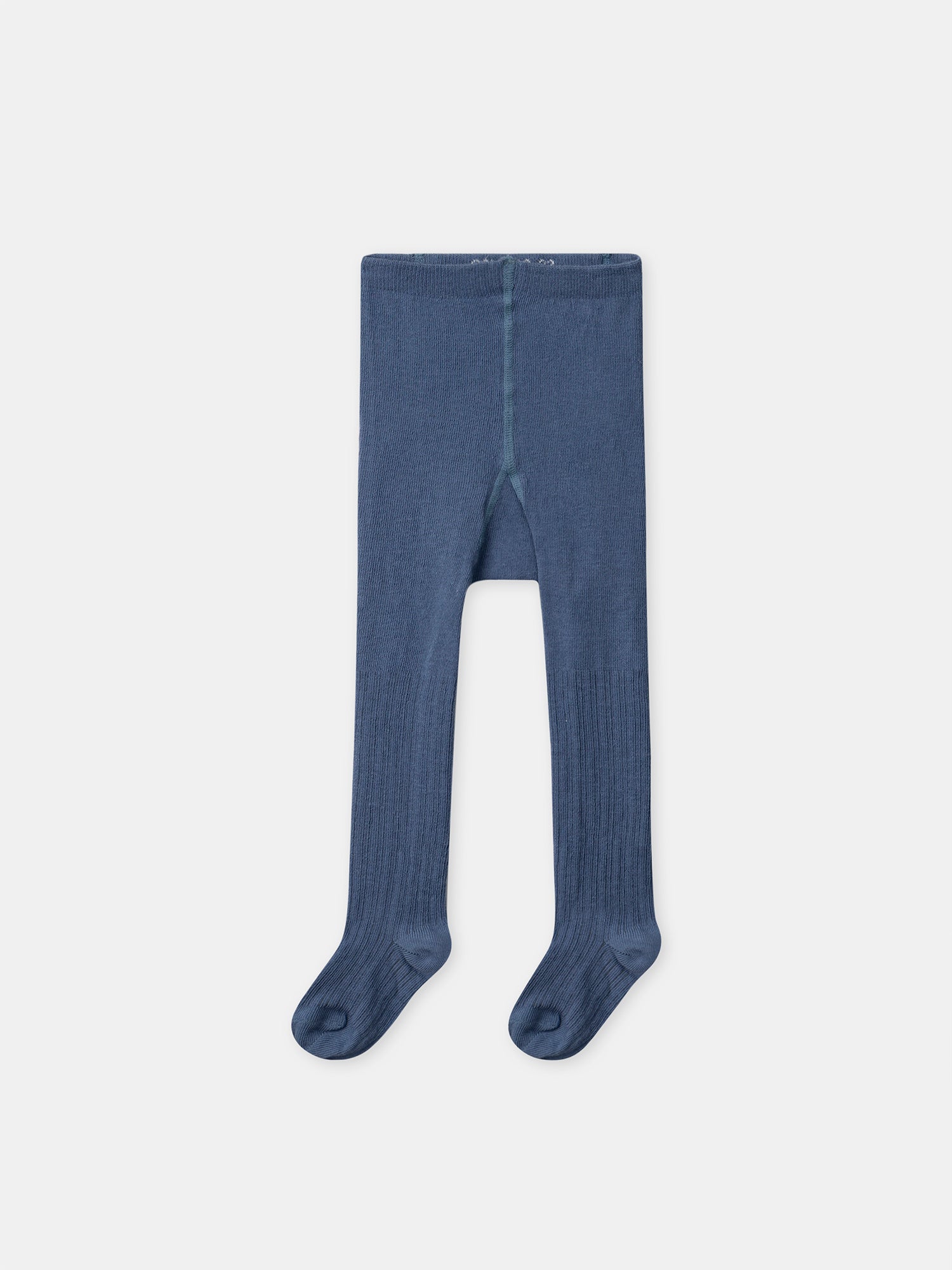 Collant bleu foncé avec chien et coeur Fille