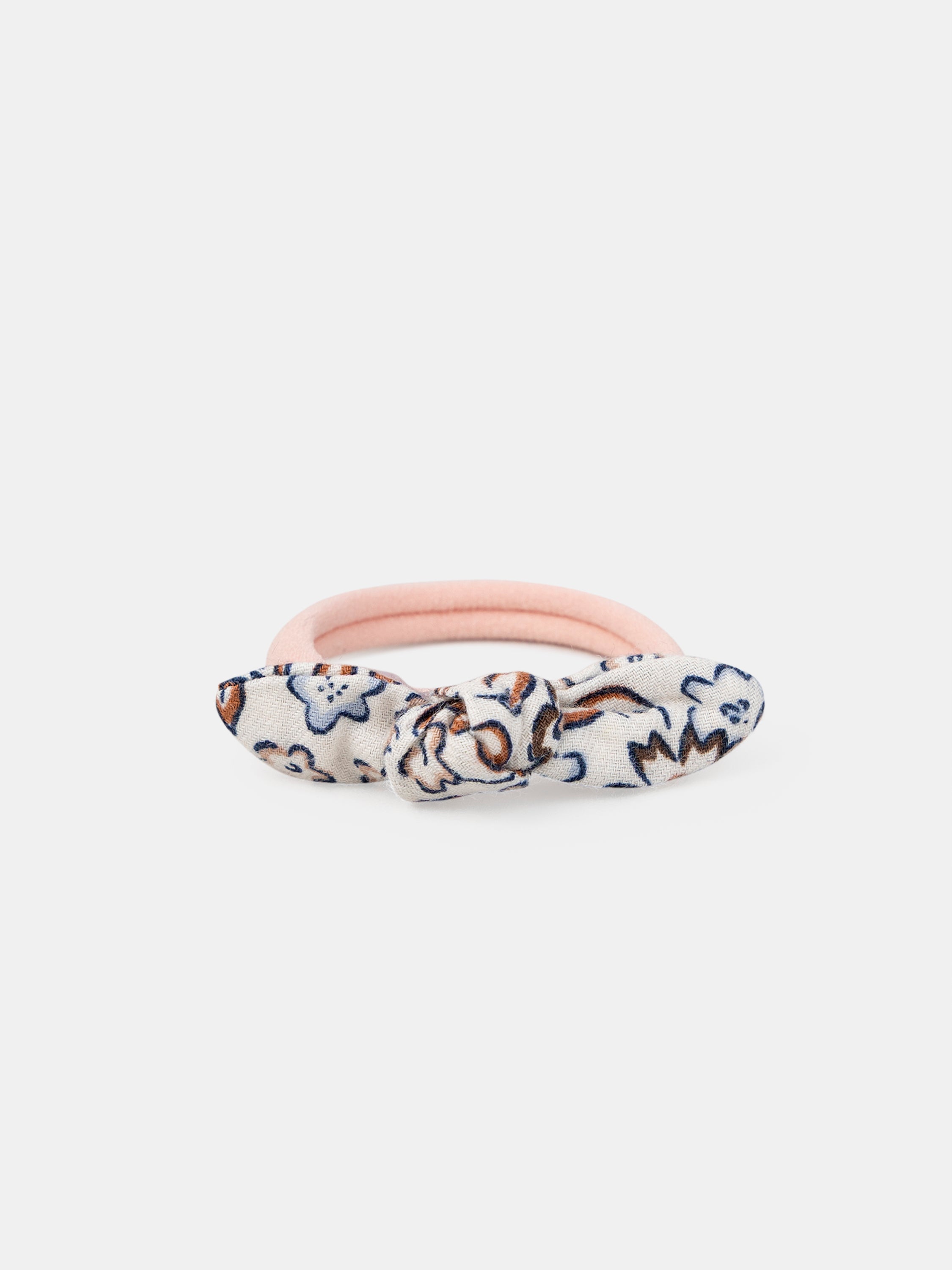 Lot de 2 paires d'élastiques écureuil ou imprimé fleuri Fille