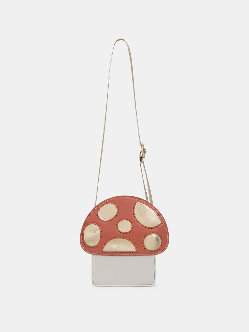Sac champignon tricolore à bandoulière Fille