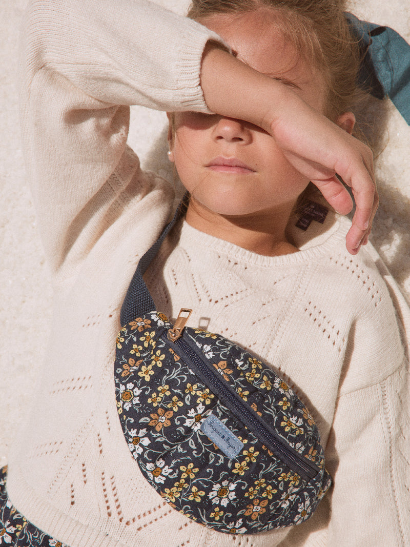 Sac banane imprimé fleuri Fille