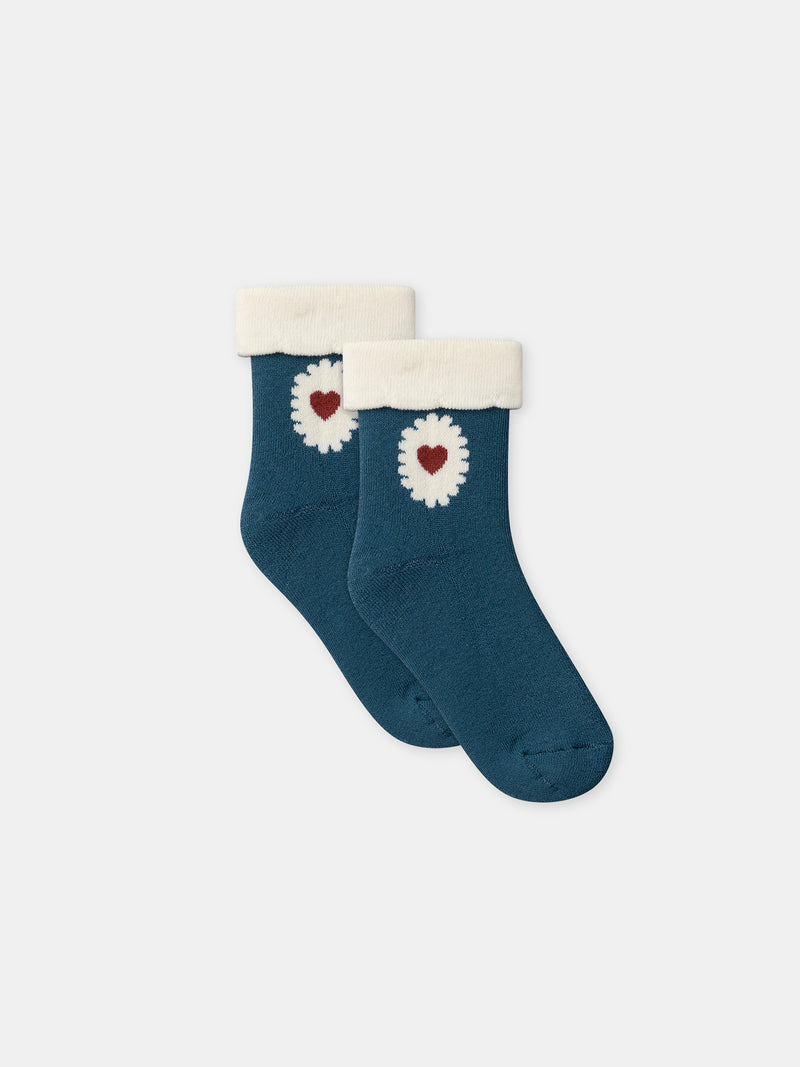 Chaussettes bleues Fille