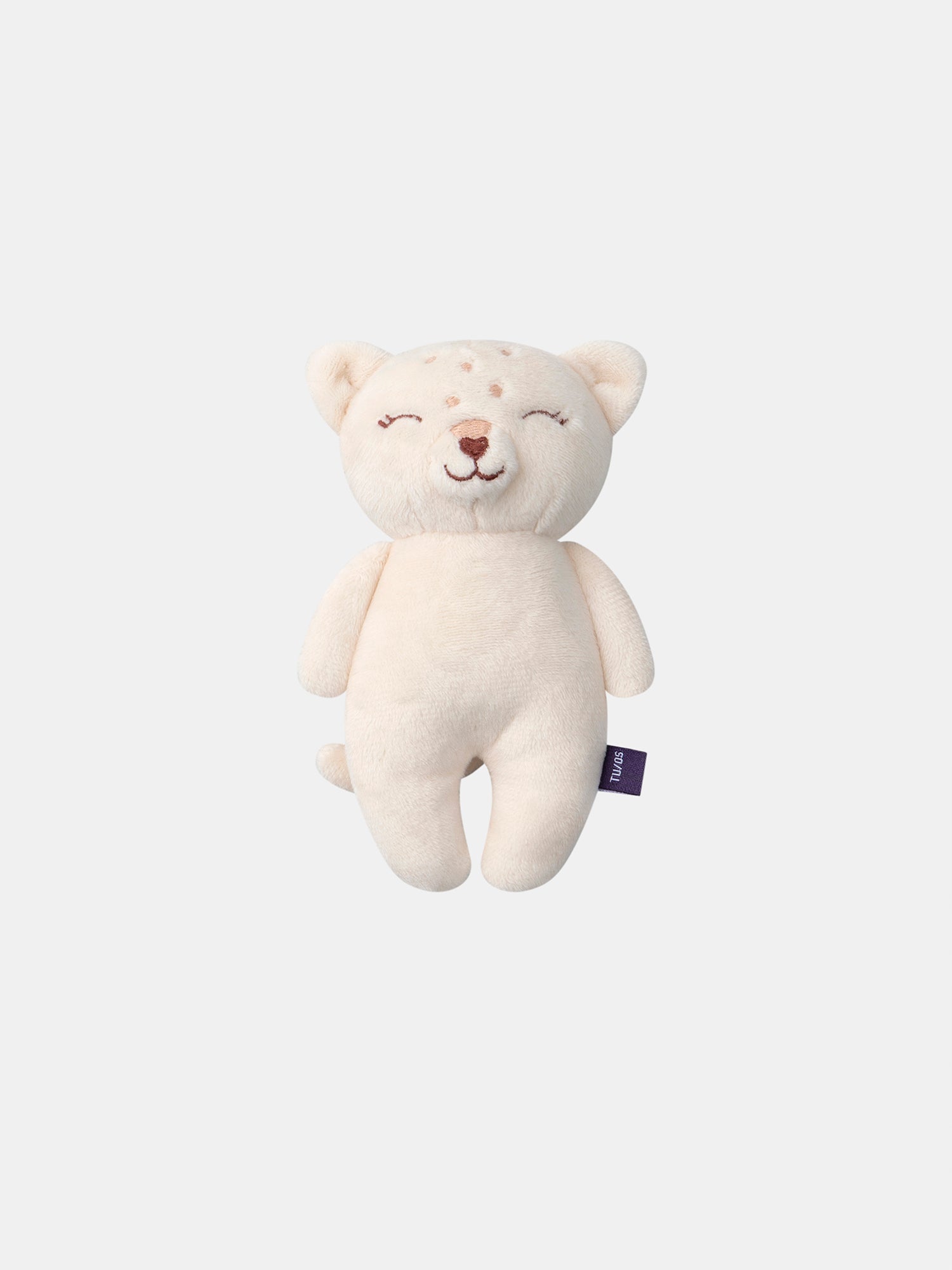 Grenouillère rose visage chat + peluche chat Bébé Fille