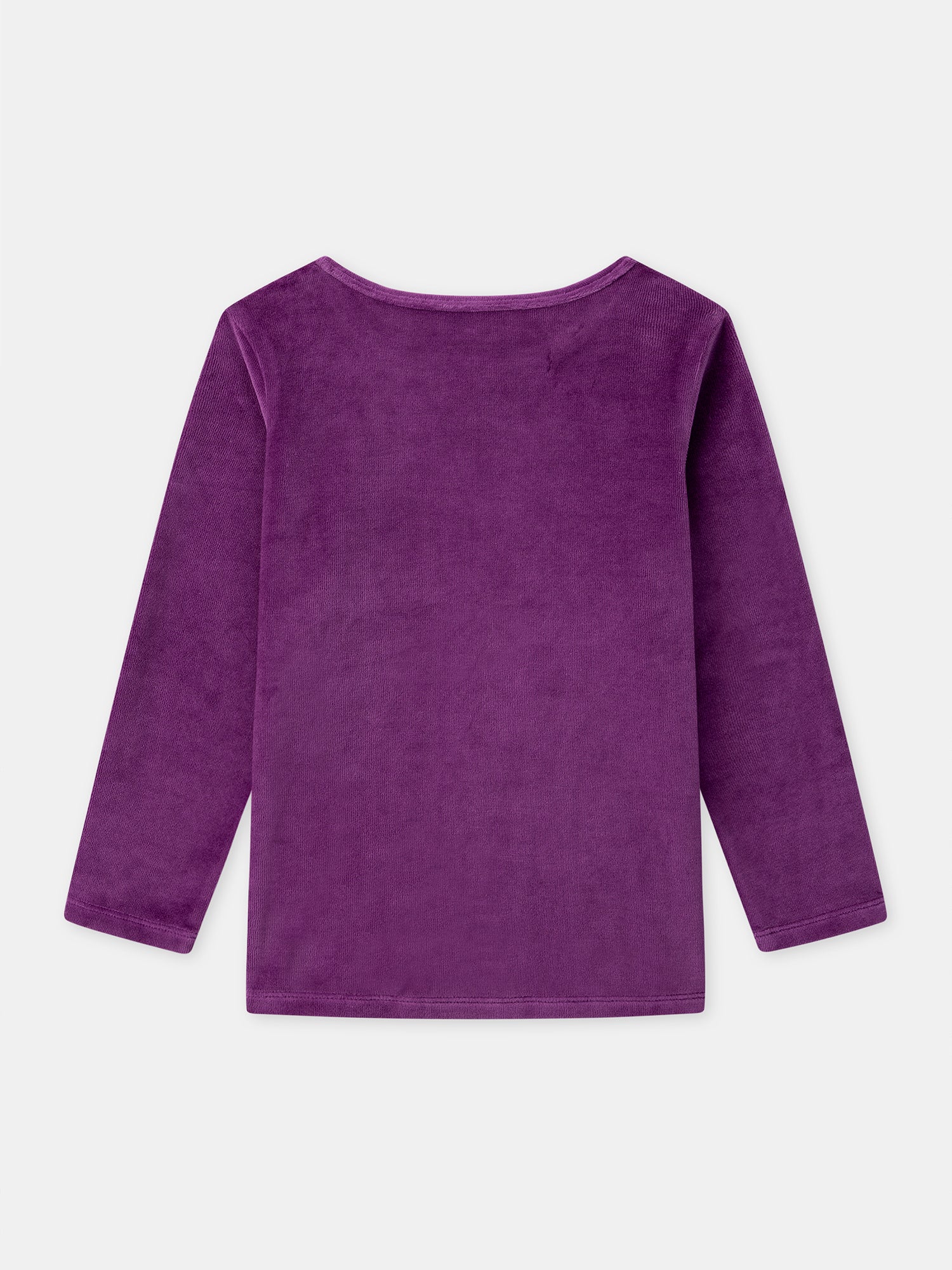 Pyjama violet en velours + Cape Fille