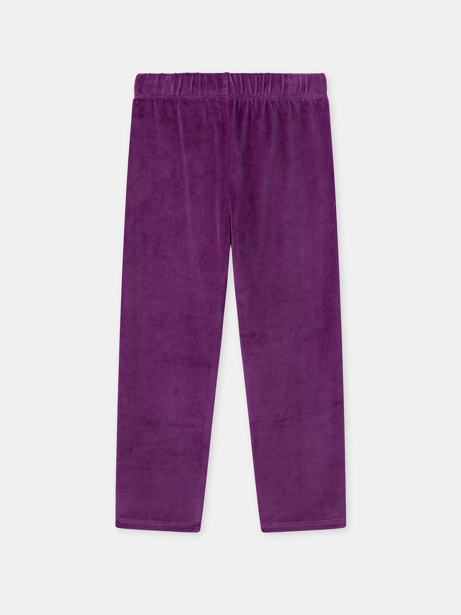 Pyjama violet en velours + Cape Fille