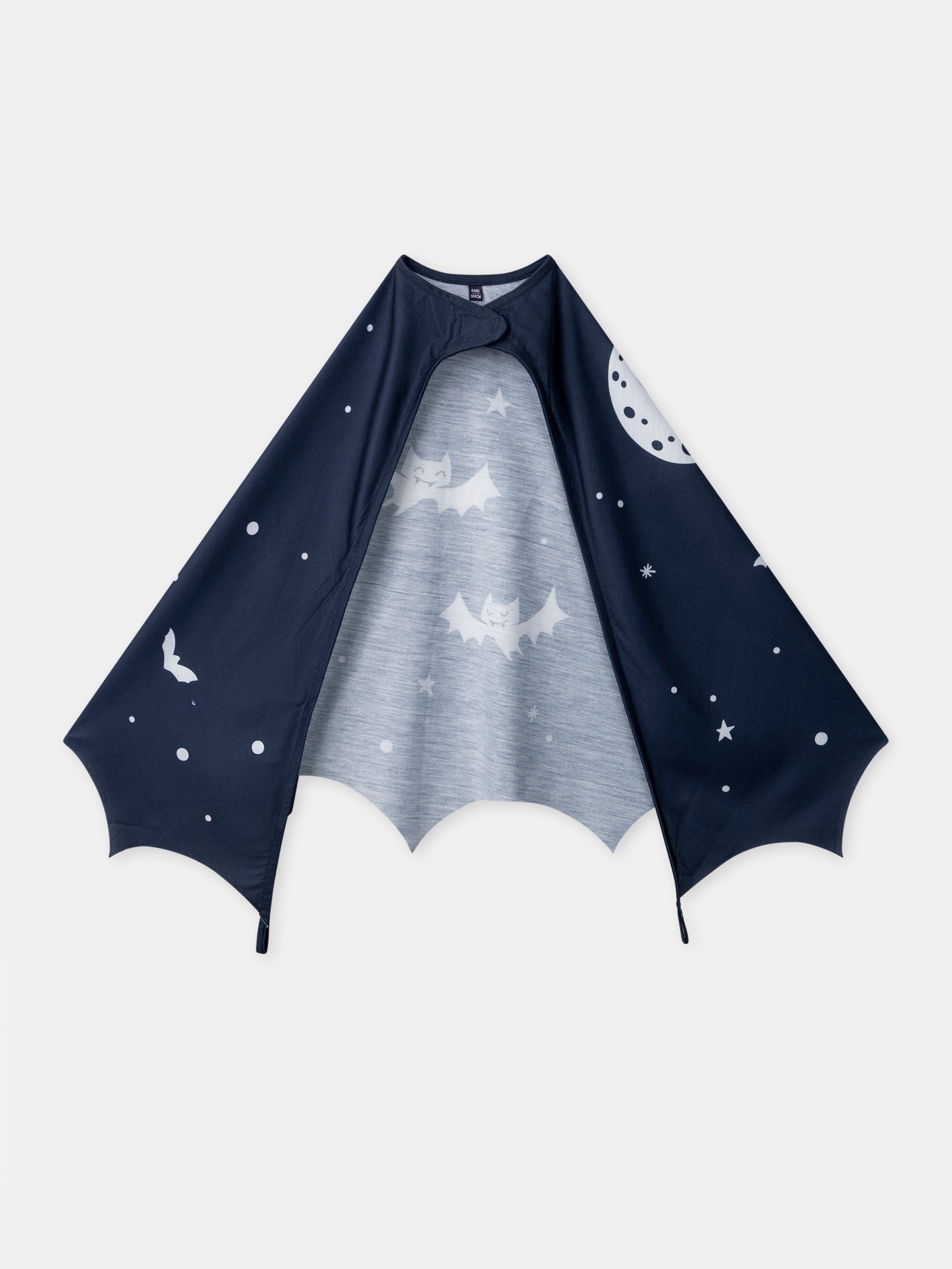 Pyjama bleu marine en velours + Cape Garçon