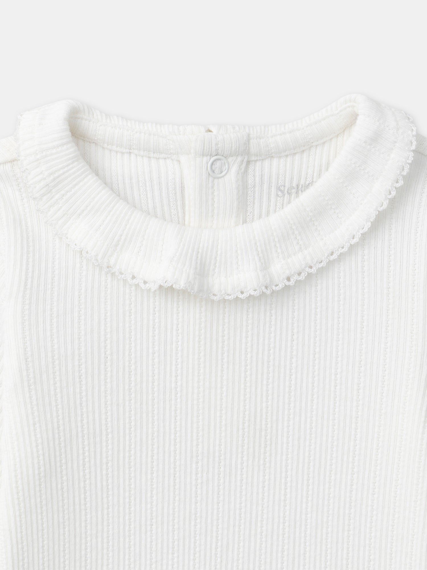 Ensemble combinaison fleuri + body écru + chaussettes à ruban Naissance Fille