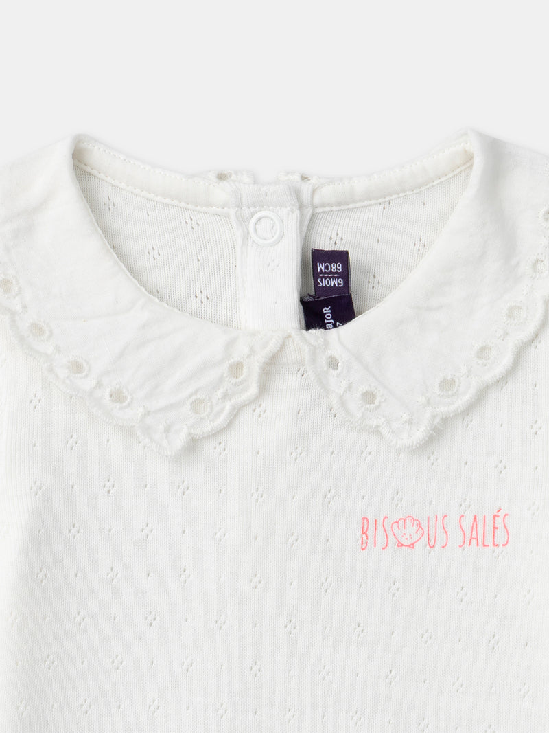 Tenue Bébé Fille : Perle Marine - 3