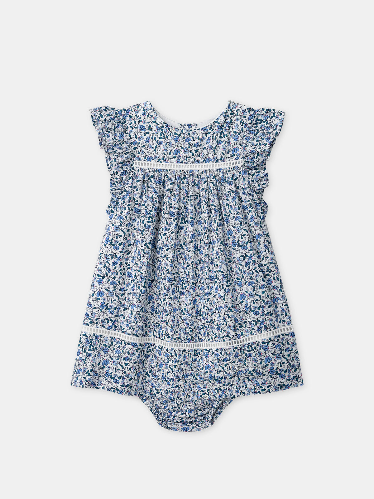 Robe + bloomer imprimé fleuri Bébé Fille