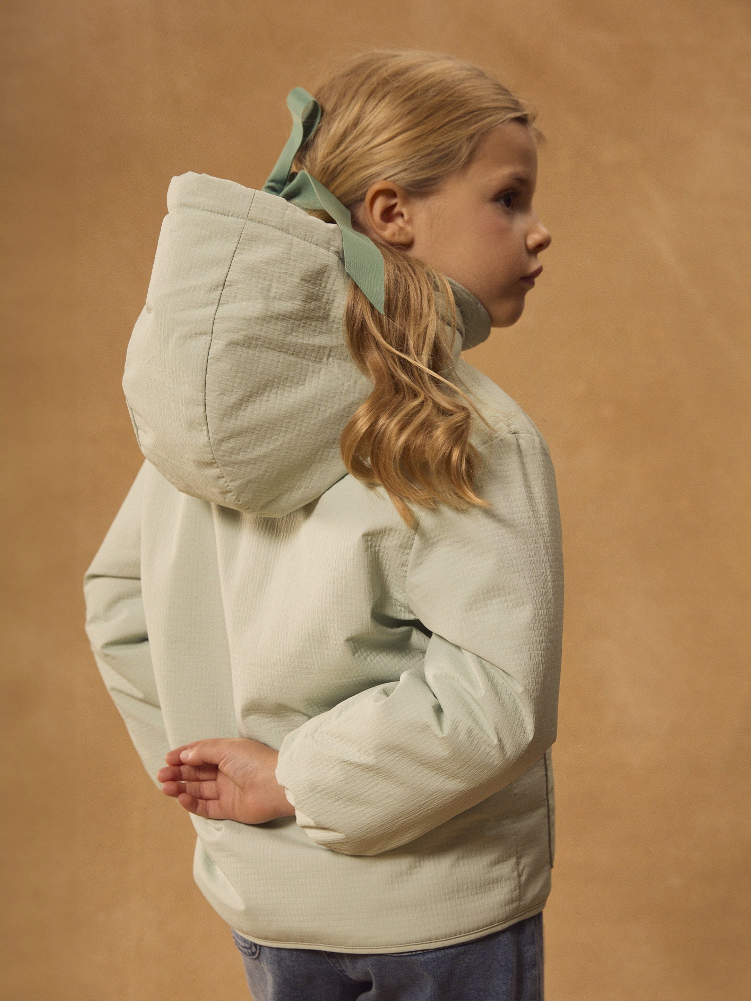 Blouson vert Fille