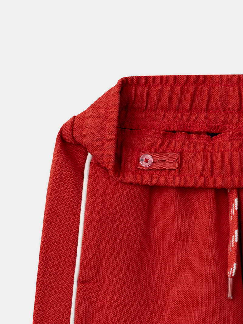 Bermuda rouge Garçon