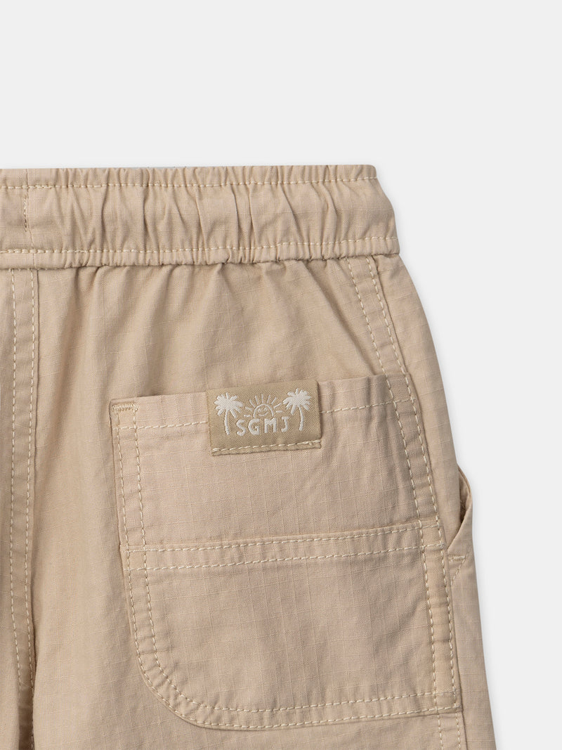 Bermuda beige Garçon