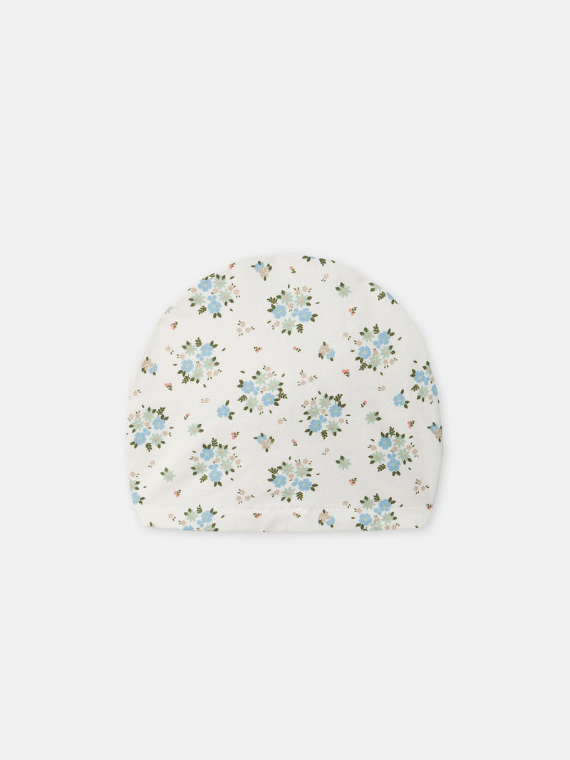 Bonnet turban imprimé fleuri Bébé Fille